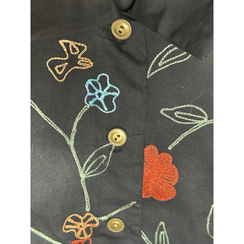 Vintage Patchington Button Down Embroidered Jacke… - image 3